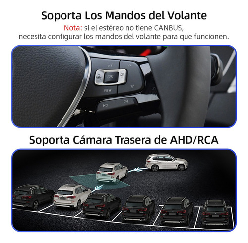 Estéreo 2+32gb Cámara Para Fiat 500x 2016-2022 Gps Wifi Bt