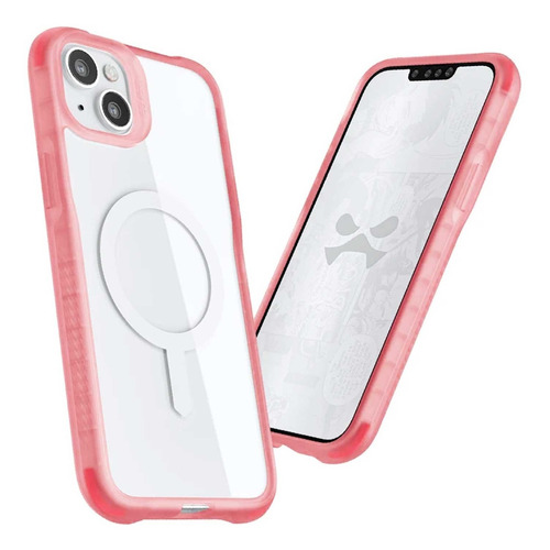 . Funda Ghostek Covert Para iPhone 14 Rosa Transparente 