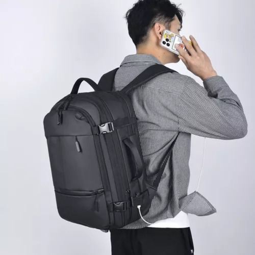 Mochila De Gran Capacidad, Bolsa De Viaje Multicapa De Alta Gama 60l