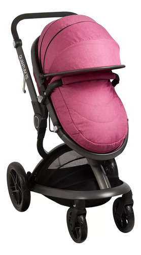 Coche Travel System Quantum Rosa