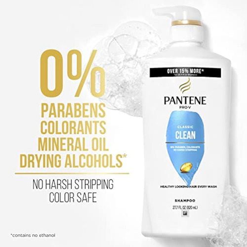 Shampoo Pantene Classic Clean Twin Pack, Pro-v