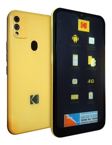 Kodak Smartway L2 Dual SIM 16 GB  amarillo 2 GB RAM