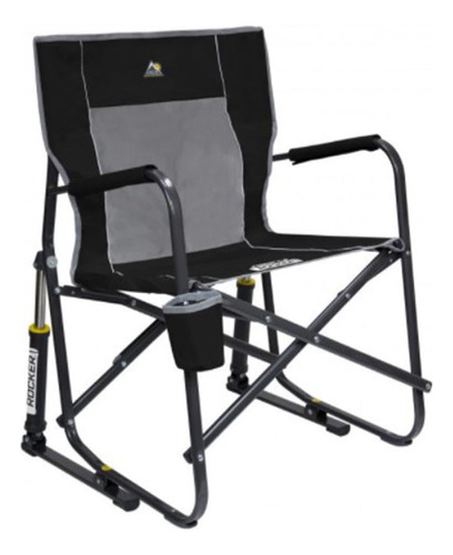 Silla Mecedora Portatil Gci Freestyle Rocker Camping - Negra