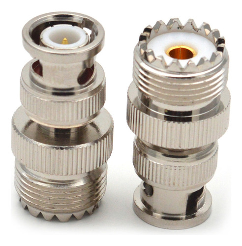 Adaptador Coaxial Bnc Macho A Uhf So239 Pl-259 Hembra Rf Bnc