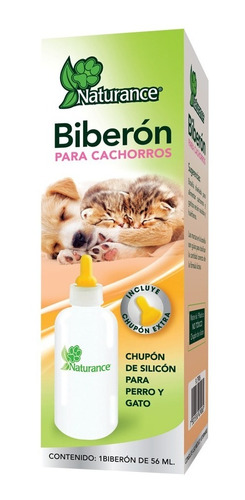 6 Biberon Para Cachorro 56ml Perro Gato Hámster Naturance