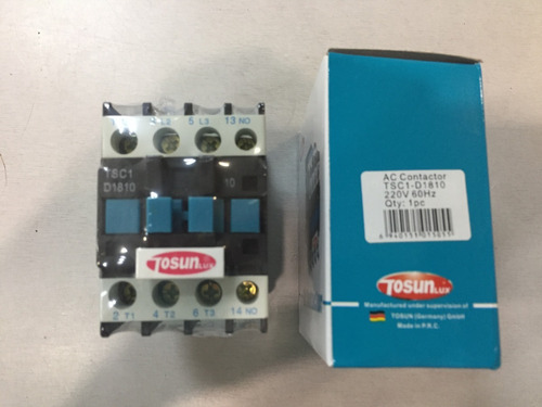 Contactor Trifasico Tosun De 18amp, Bobina 220vac