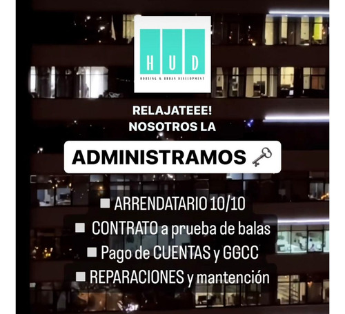 Hud Chile Arrienda En Lo Barnechea! Departamento Casi Nuevo!