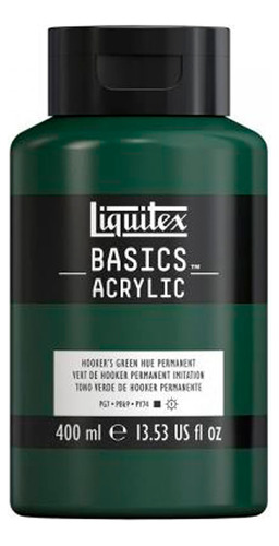 Tinta Acrílica Liquitex Basics Acrylic 400ml Cor Hookers Green Hue