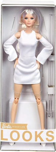 Imagem 1 de 7 de Barbie Looks Signature Loira Platinada Tall Articulad 2021