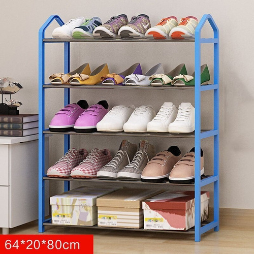 Imagen 5 de 9 de Estante Organizador De Zapatos, Metalico Pack X 3 Un