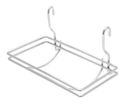 Imagen 2 de 4 de Porta Rollo De Colgar Para Barral- 1 Rollo - Soldart-cromado