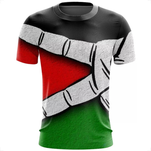 Camisa Camiseta Palestina Israel Jerusalém Países Juntos 70