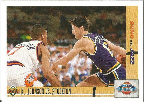 Barajita Kevin Johnson Vs John Stockton Upper Deck 1991 #32