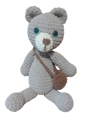 Amigurumi Peluche Oso Melero De Chenille 