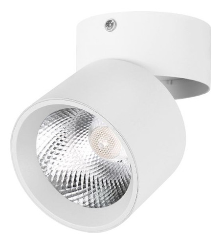 Lampara De Techo Tipo Bala Led Spot Dirigible Blanco