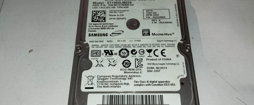 Disco Duro Samsung Spinpoint 1tb Sata