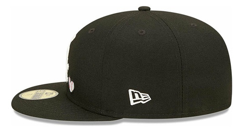 Gorra New Era Chicago Sox Mlb Team Heart 59fifty Fitted Negro 7 1/8