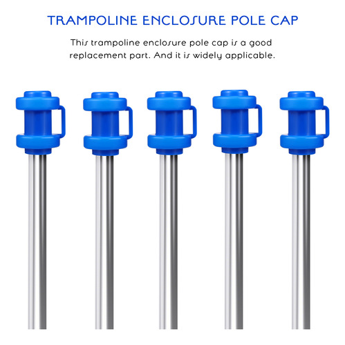 Tapones Para Tubos De Trampolín Pp, 16 Unidades