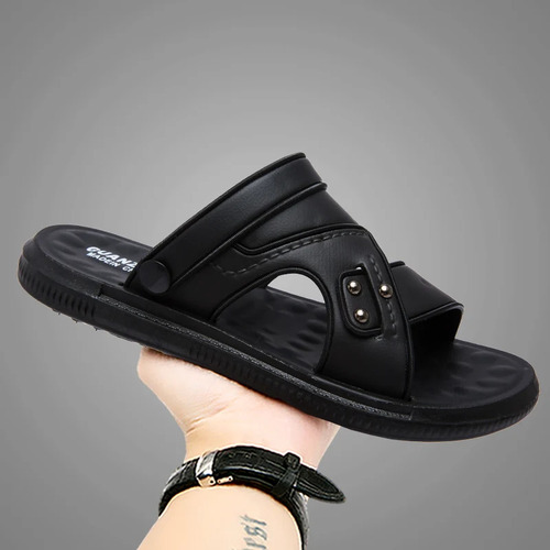 Sandalias De Verano Con Punta Para Hombre, Zapatos Abiertos,