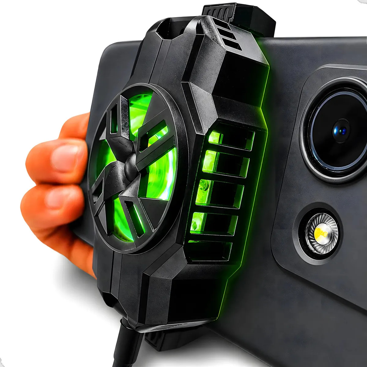 Cooler Resfriador Celular Gamer Placa Peltier Rgb Usb-c Pubg Cor MSR712