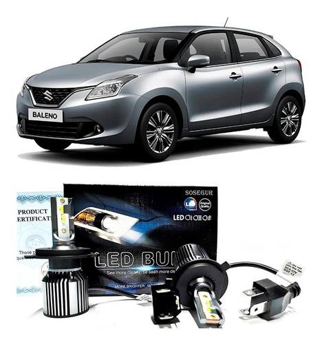 Led Conversion Suzuki Baleno Ampolletas Altas Bajas /sosegur