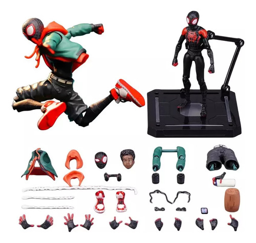 Figura De Acción Peter Parker Spider-man De Miles Morales
