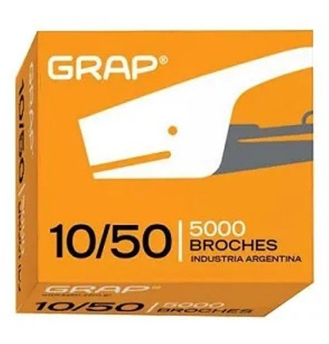 Imagen 1 de 2 de Broches Grap Para Abrochadora 10/50 X5000