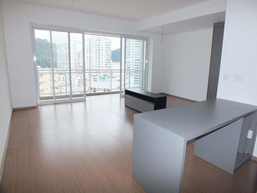 Apartamento Com 1 Dorm, Pompéia, Santos - R$ 600 Mil, Cod: 1056 - V1056