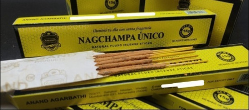 Imagen 4 de 6 de Incienso Masala Nag Champa Unico Anand X12 India Calidad