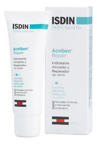 Teen Skin Rx Acniben Repair Hidrat Isdin 40 Ml Momento de aplicación Día/Noche Tipo de piel Todo tipo de piel