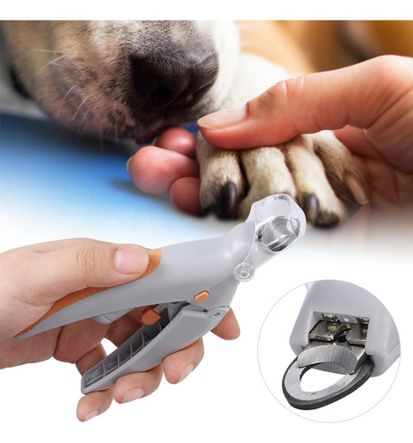 Tijeras Cortauñas Para Mascotas, Perro, Gato, Con Luz Led Y