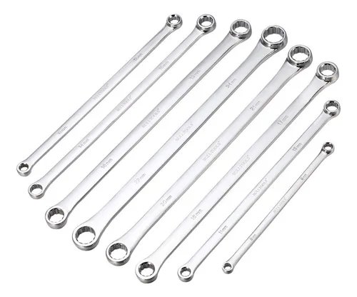 Bulltools Juego De Llaves De Extremo De Caja Doble Extra Lar