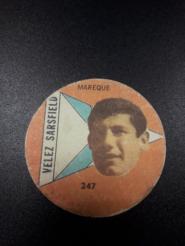 Fulbito 1964, Figurita N° 247 Mareque Velez Sarsfield. Mira!