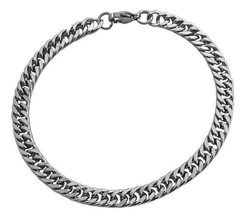 Pulsera Groumet Espejada 1.2 (5.5mm) - 20cm Acero Qui C:7947