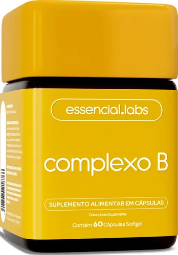 Complexo B - 60 Cápsulas Softgel - Fórmula Com Máxima Concentração E Biodisponibilidade Sem Sabor
