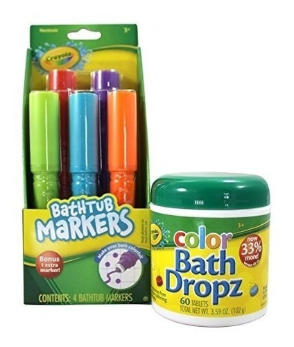 Crayola Bañera Con Marcadores Crayola Baño Color Gotas 60 Ta