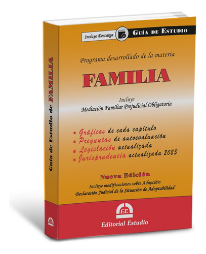 Guía De Estudio Familia -última Edición- Editorial Estudio