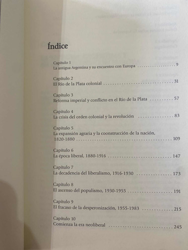 Breve Historia De La Argentina Jonathan Brown (Usado)