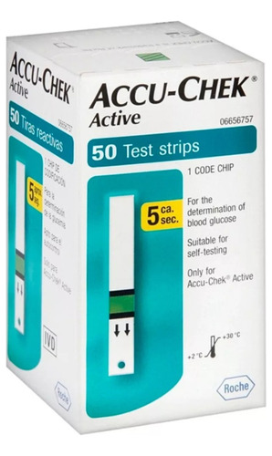 Tiras Reactivas Accu-chek Active Caja X50 Roche