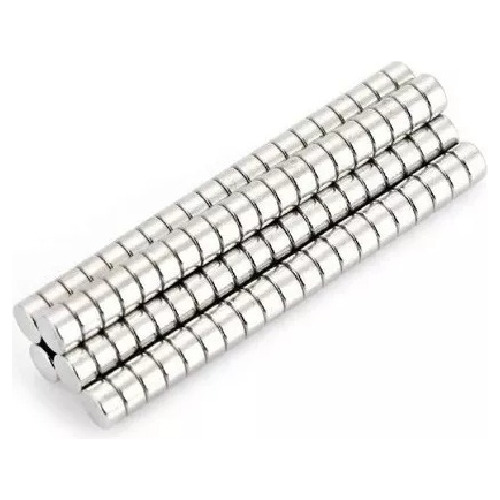 50 Imanes De Neodimio 5x3 Mm Super Potentes