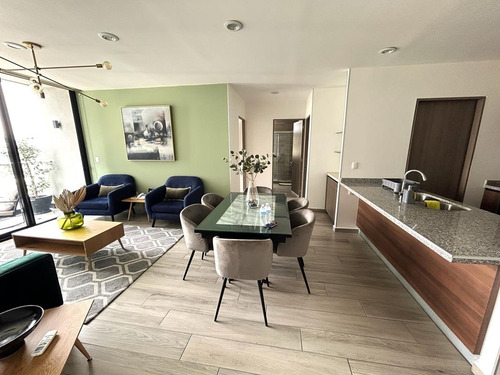 Departamento En Venta/renta A La Entrada De Querétaro Totalmente Amueblado Condominio Motto.