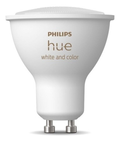 Lampara GU10 Inteligente Led Philips Hue Bluetooth Color