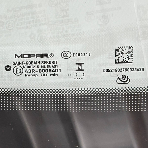 Vidro Parabrisa Renegade 22/23 Sensor Chuva Mopar 52190276