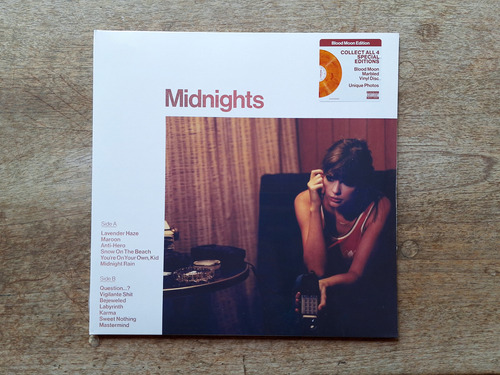 Disco Lp Taylor Swift - Midnights (2022) Usa Sellado Blo R53