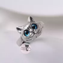 Comprar Anillo Gatito Ojitos Azules