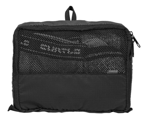 Necessaire Curtlo Mesh Organizer Pequeno Preto