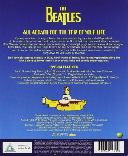 Imagen 2 de 3 de Yellow Submarine Blu-ray.