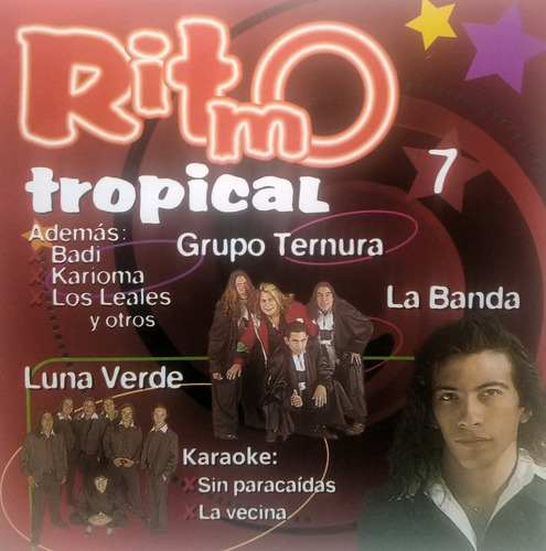Cd Ritmo Tropical 7 Grupo Ternura Y Otros...