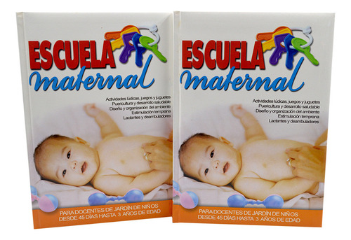 Libro Escuela Maternal 2 Libros + Cd - Estimulación Temprana
