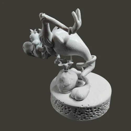 Buzz Buzzard (pajaro Loco), 17cm De Alto, Color Blanco